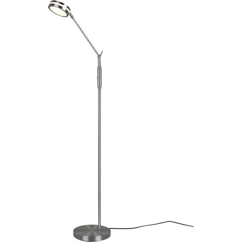 Lampadaire avec variateur tactile led nickel mat 65w 2700 4000k - trio - franklin (1/3)