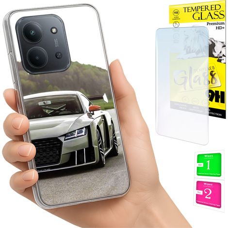 Custodia per Xiaomi Redmi 15C 5G 173mm / Poco C85, cover posteriore in vetro (1/5)