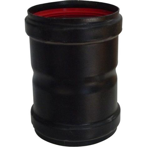 INVERTITORE CONDENSA TUBO STUFA PELLET Ø 8CM NERO