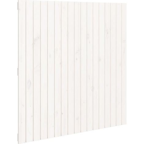 Maison Exclusive - Wand-Kopfteil Weiß 108x3x110 cm Massivholz Kie