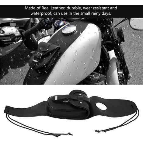 Tankrucksack aus echtem Leder für Harley Sportster XL 883 1200