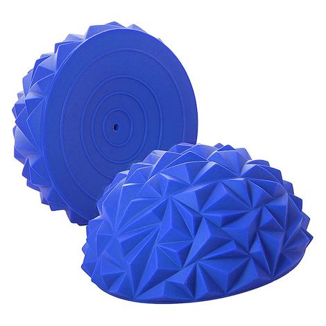 "Palla massaggiante con spine blu"
