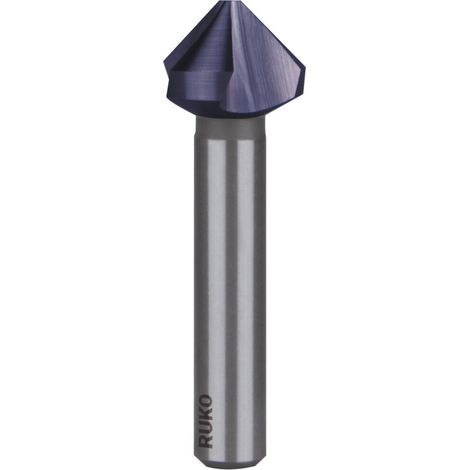 RUKO Kegel- und Entgratsenker DIN 335 Form C 90° HSS TiAlN Ø 4,3 mm - 102101F (1/5)