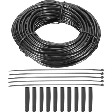 Fil Electrique 24 AWG 2 Conducteurs, Cordon PVC Toronné 24/2, Câble Basse Tension En Cuivre Pour Éclairage Paysager, Câblage Maison Garage Remorque Bateau (1/5)