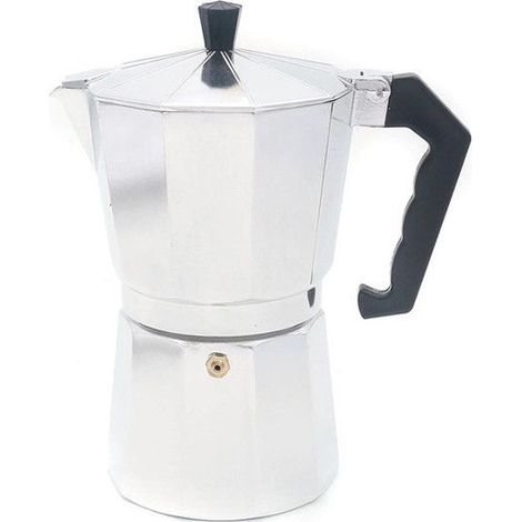 Cafetière Italienne 9 Tasses Becken BCP4131 Aluminium, Moka Express pour Gaz, Café Espresso Traditionnel Maison et Bureau (1/4)