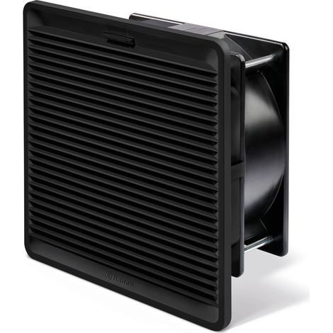 Ventilateur à filtre noir taille 5 230V AC 660m³ h Push-in IP54 FINDER 7F20823057000