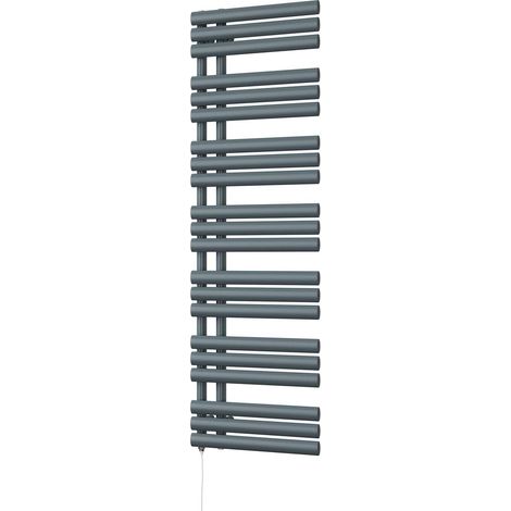 Percival - Anthracite Electric Towel Rail H1592mm x W500mm 800w Standard (1/3)