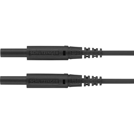 Schützinger Cavo di misura Spina 2 mm Spina 2 mm 75.00 cm Nero 1 pz. (1/2)