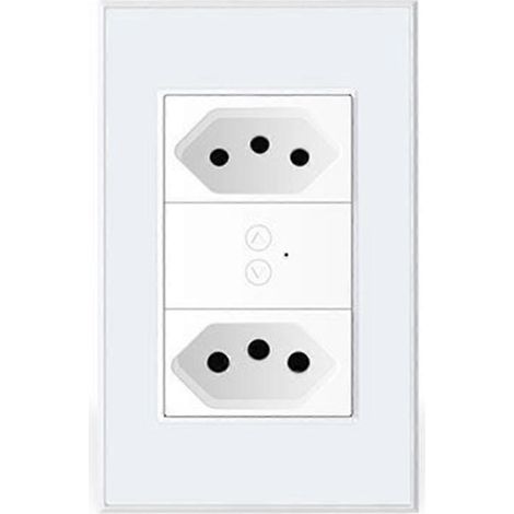 Prise connectée Tuya Zigbee Brésil 10+20A avec prise UE (1/5)
