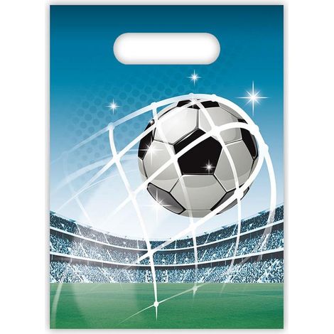 Sacchetti regalo per tifosi di calcio (6 pezzi)
