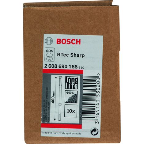 Cincel plano RTec Sharp SDS Max 400 mm BOSCH 2608690166