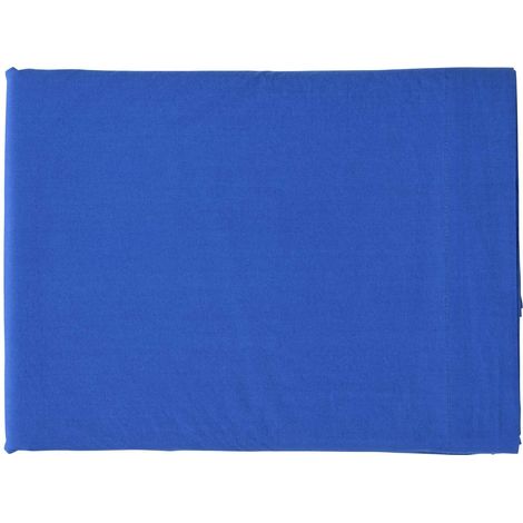 VIVARAISE - Drap plat bleu céleste en coton bio 260 x 310 cm - La Cerise sur le Gâteau (1/2)