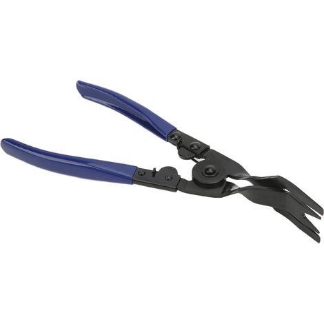 Pince démonte-clips garniture intérieure, outil extracteur d'attaches en acier manganèse bleu (1/5)