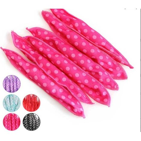 40 piezas = 5 colores x 8 piezas de rodillos de espuma de esponja flexibles, sin rodillos calientes para el cabello, rodillos suaves con cojín mágico, herramientas de peinado para el cuidado del cabel (1/5)