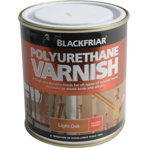 Blackfriar Polyurethane Varnish P40 Light Oak Gloss 500ml