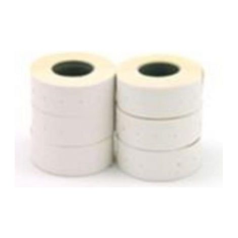 6 ROLLOS DE ETIQUETAS APLI PARA ETIQUETADORA 26X16 REMOVIBLES BLANCO 100919