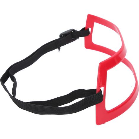 Guide de Découpe pour Contour de Coupe de Cheveux, Modèle de Rasage du Cou pour Homme, Gabarit de Forme de Ligne Capillaire Rouge (1/5)