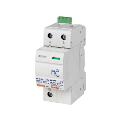 LST - PARAFOUDRE 1P+N 40KA AUX. T2 GEWISS GWD6418