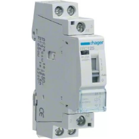 Contactor Hager ERC125 230 voltios 25 amperios estándar