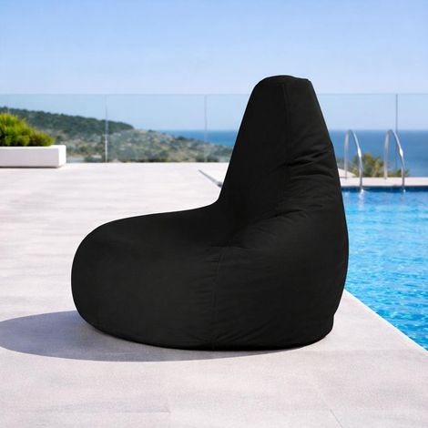 Pouf poire extérieur noir ARTA (1/4)
