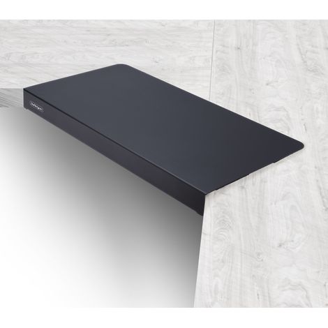 StarTech.com Manicotto angolare in acciaio per scrivania a L/angolo, per scrivanie da 0,5-1,5 pollici (12,7-38,1 mm), per aumentare lo spazio per tastiera/mouse, prolunga per scrivania/vassoio per scr (1/4)