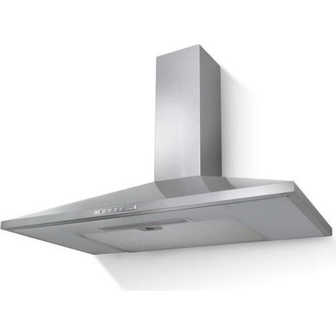 Faber – Hotte décorative 370m³/h 90cm – 3 vitesses – Filtre à graisse métallique lavable – Éclairage LED – Sortie Ø 150 mm – 5605618 (1/7)