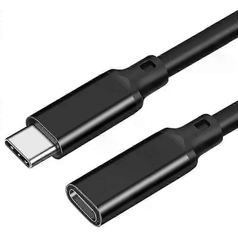 4K 60Hz PD 100W 5A 20Gbps USB32 Gen2 USB Typ C Datenübertragungs-Verlängerungskabel Stecker auf Buchse Datensynchronisationskabel passend für Macbook Pro-JXLGV (1/5)