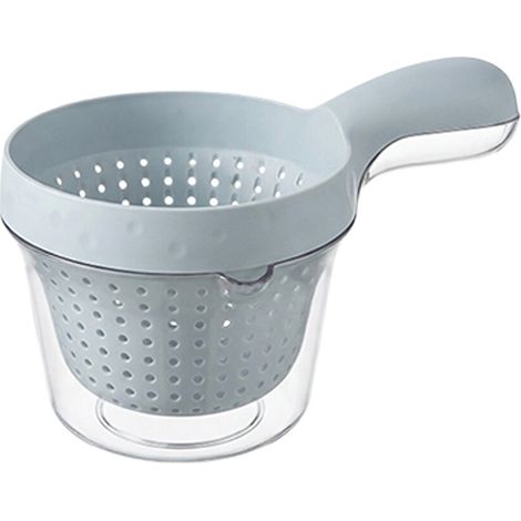 Pratico cestello scolapiatti con manici - Blu