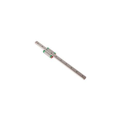 Glissière linéaire miniature en acier à roulement haute résistance pour guidage de mouvement linéaire d'équipement solaire MGN12H 250 (1/5)