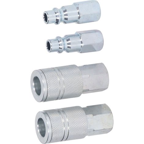 Luftanschluss-Set, Schlauch-Schnellkupplungen, 3/8-Zoll-NPT-Luftkompressorzubehör, Anschlüsse (1/5)