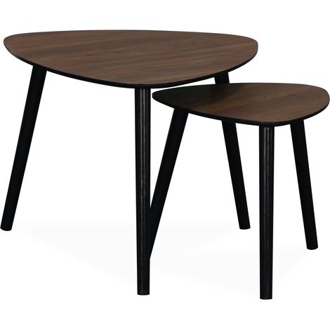sweeek - 2er Set skandinavische Satztische aus MDF