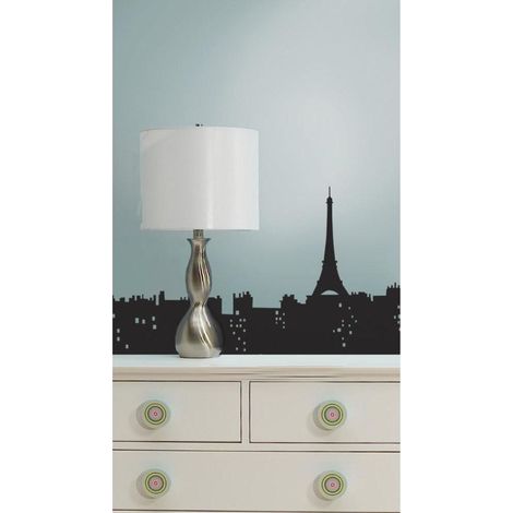 PAYSAGE URBAIN PARIS - Stickers repositionnables géants Paris, paysage urbain 193x43 (1/3)