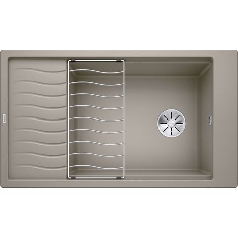 Blanco Elon XL 8 - Silgranitspüle, 86x50 cm, mit Zubehör, Tartufo 524877 (1/2)