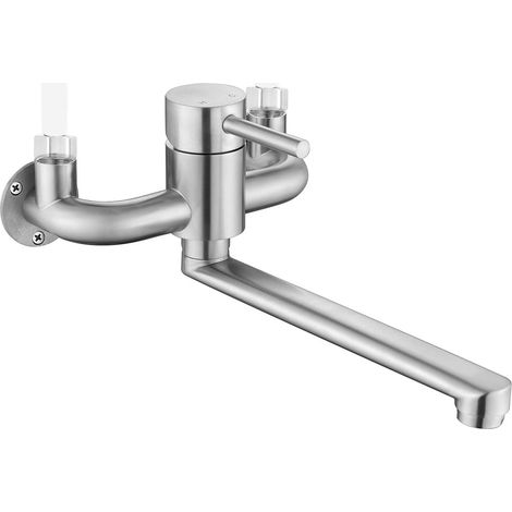 Robinet Mural avec Interface Ascendante 1/2" pour Buanderie/Garage