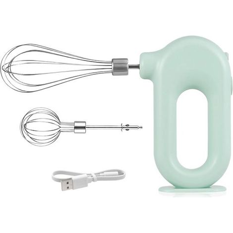 Batteurs à main sans fil à 4 vitesses - Mini batteur électrique pour œufs et légumes (1/5)