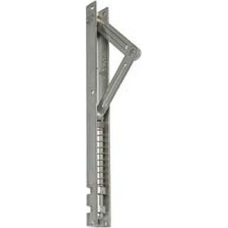 6PZ PALETTO AUTOMATICO MOLLA REVERSIBILE ACCIAIO INOX ART.409 cm27h., scatola