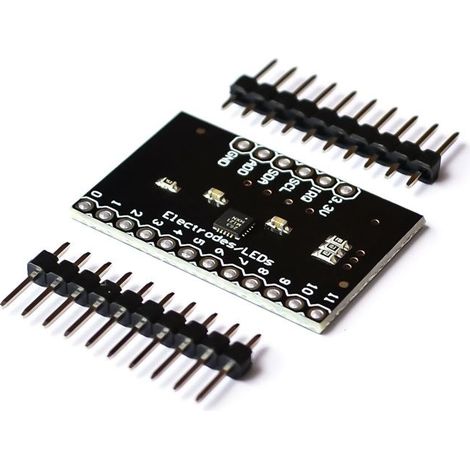 MPR121 Breakout V12 Módulo de control del sensor táctil capacitivo Teclado I2C para arduino