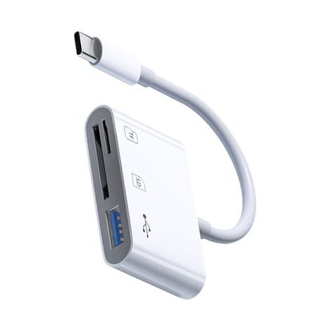 Lecteur de cartes INF 3 en 1, USB-C vers SD/TF/USB (1/4)
