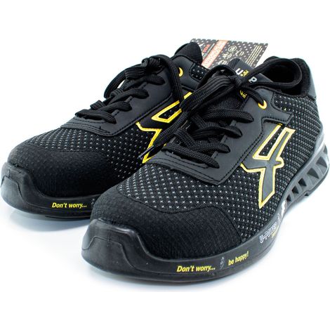 Scarpe Antinfortunistiche U Power Matt S3 Linea RedLeve Nero/Giallo 46