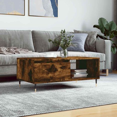 Teenpull – Couchtisch Räuchereiche 90x50x36,5 cm Holzwerkstoff (1/5)