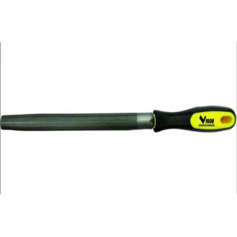 VIGOR - LIMA PROFESSIONALE - 1/2 TONDA 1/2 DOLCE - CON MANICO IN PVC 6