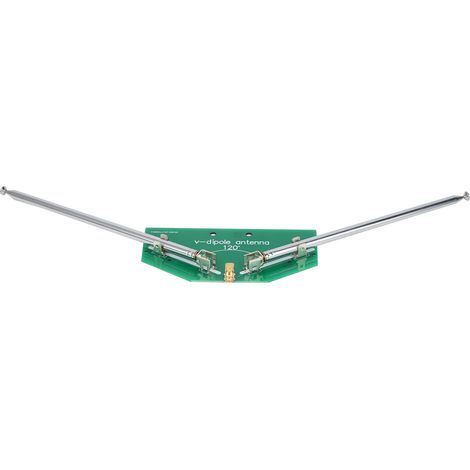 Antenne Dipôle V Large Bande 78 MHz-1 GHz pour Récepteur Radio Intérieur Universel (1/5)
