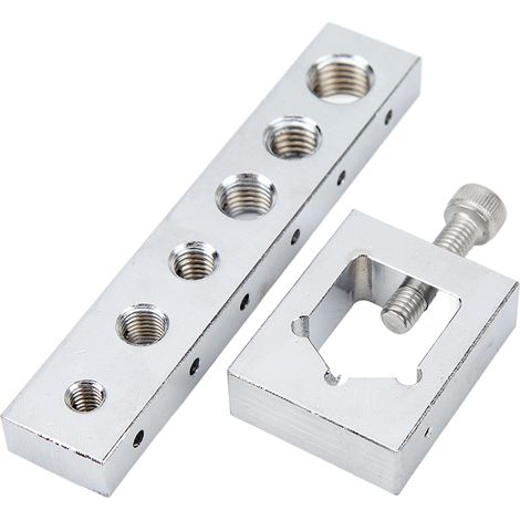 Bohrschablone VS559 für Muttern und Bolzen, präzisionsgefertigt für Metalle mit hoher Härte, zur sicheren Befestigung von Sicherungsdrähten (1/5)