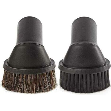 Brosse à poussière, embout d'aspirateur, brosse pour aspirateur de meubles, accessoires pour aspirateur, aspirateur universel, diamètre 32 mm, lot de 2 (1/4)