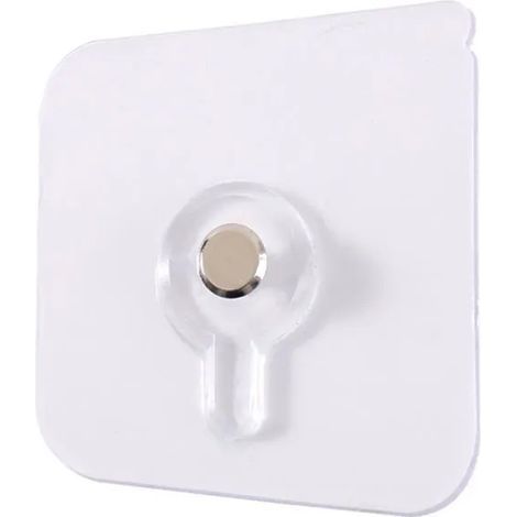 Fixation Cadre Sans Percer, 10pcs Clou Adhésif Mural Attache Tableau sans Poinçon Trou Transparent Crochet Collante de Suspension Accroche Cadre Photo pour Art Mural Miroir Salon Salle Bain Cui (1/5)