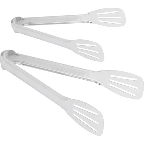 Edelstahl-Gastronomiezange, Anti-Heiß-Klemme für Brot, Kuchen, Steaks, Küchenutensilien, Buffet- und Grillzubehör (1/5)