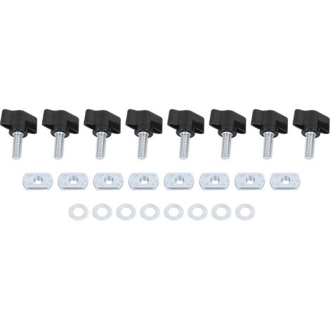 Kit de fixation rapide pour toit rigide avec écrou à vis pour Jeep Wrangler YJ TJ JK M8 25 mm 9516 (1/5)