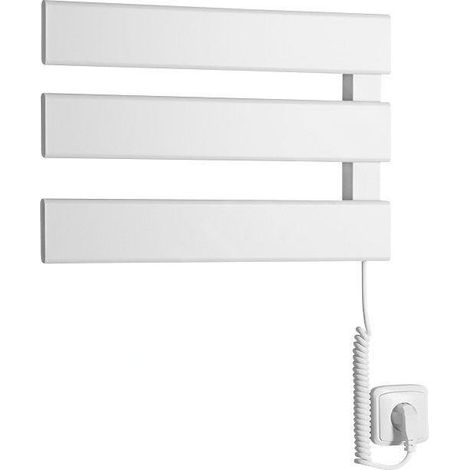Aqualine - Porte-serviettes électrique Elvis, 48x33x5 cm, 50W, blanc EB480 (1/5)