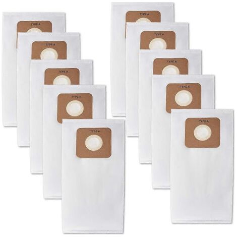 Lot de 10 sacs HEPA de type A de rechange pour aspirateurs verticaux Riccar 2000, 4000, R100, R200 et R300. (1/5)