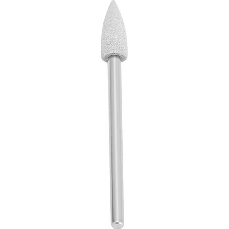 Fraises de polissage dentaire en caoutchouc silicone grain 240, accessoire de meulage et perçage dentaire, couleur argent blanc XS (1/5)